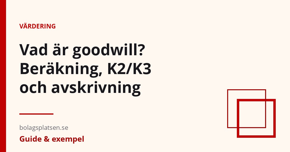 Goodwill při koupi firmy — definice, výpočet a odpisy